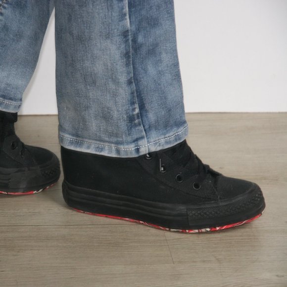 Vintage Converse Wedge Hi-Tops - Picture 1 of 6